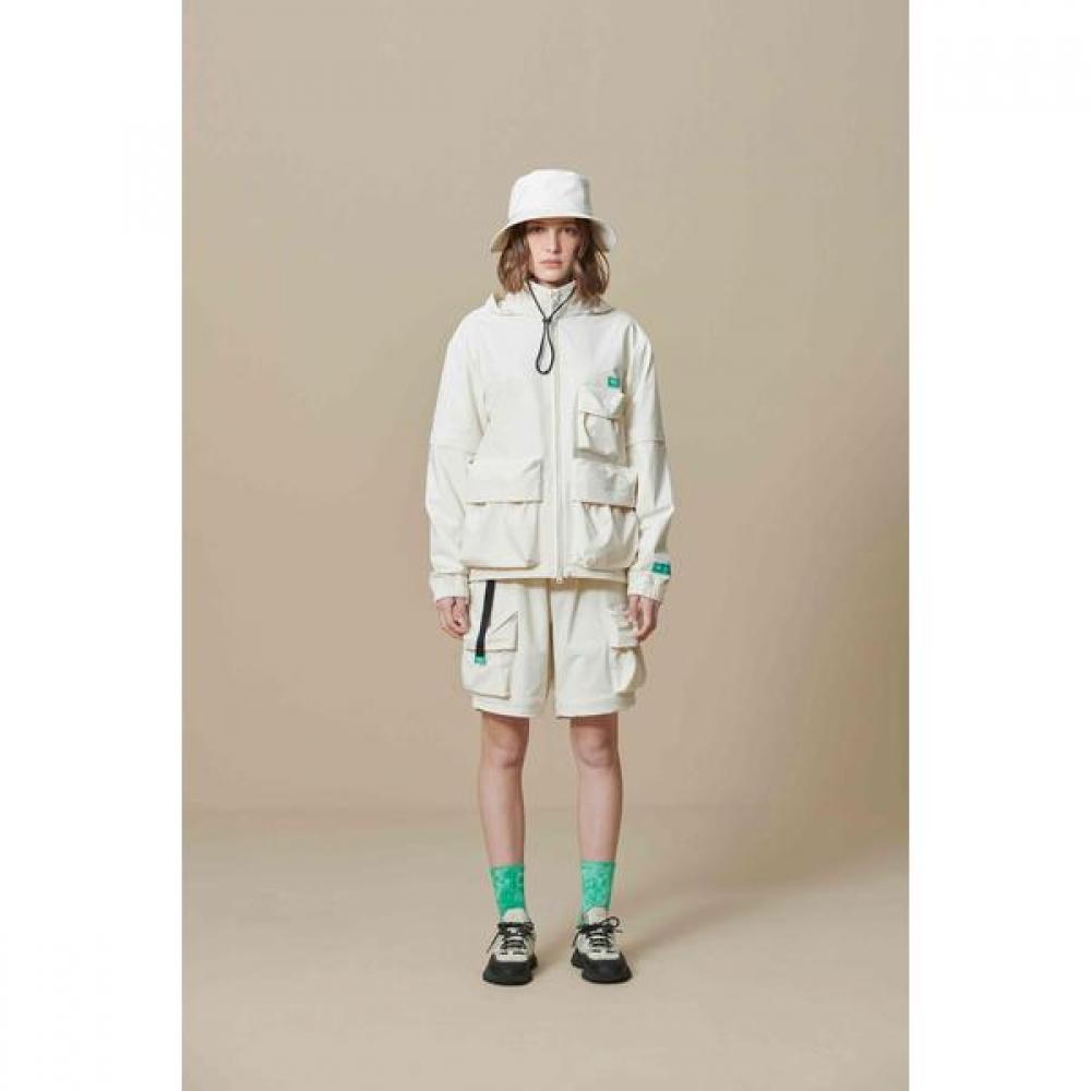Bbc Earth Convertible Windbreaker  Ivory  23ss 095