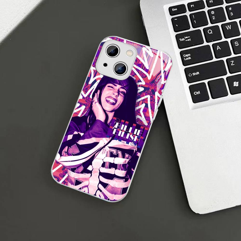 Pop Singer B-Billie Tempered Glass For Iphone 14 13 12 11 Pro Mini XS MAX 14Plus X XS XR Fundas