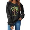 Women  Tops Women's Long Sleeve Sweatshirt Casual Crewneck Loose Fit Pollover Fleece Tops