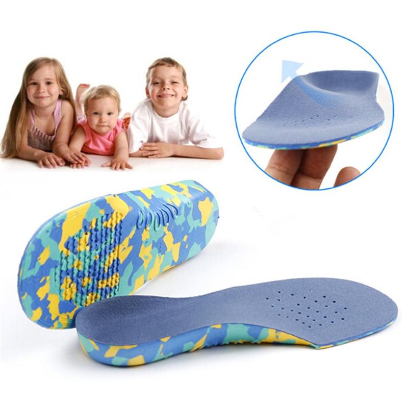 1Pair Kids Orthotics Insoles For Flat Feet Arch Support Correction Foot Care Kid Orthopedic Insole Soles Inserts Children Shoes