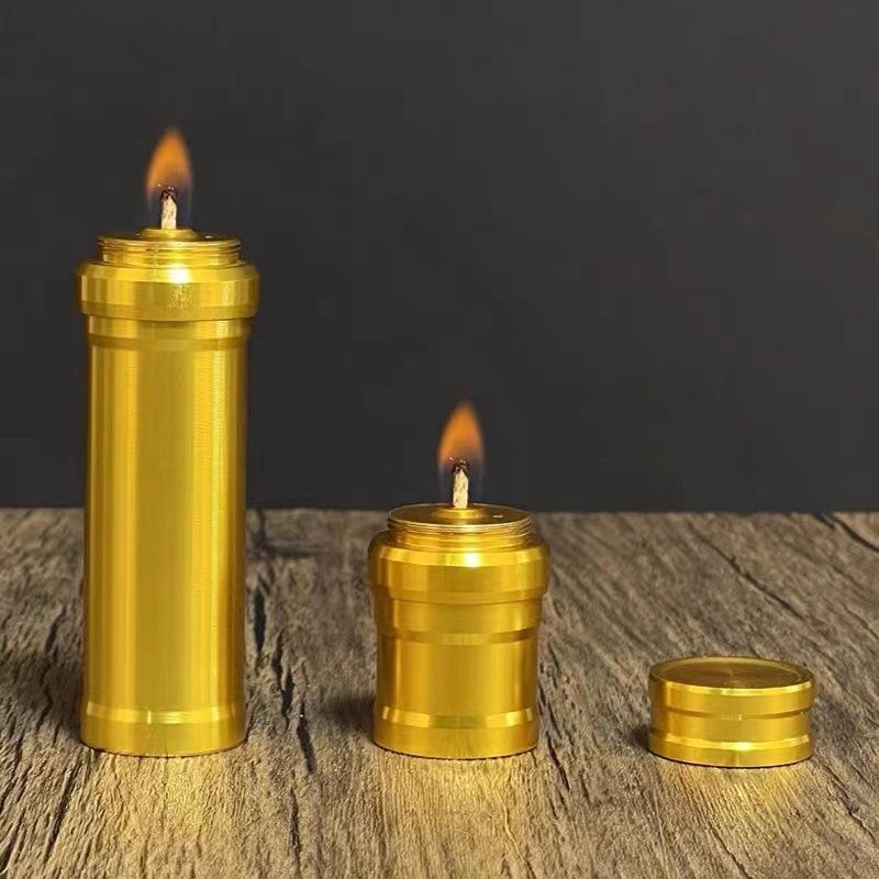 Metall Spirituslampe Versiegelt Auslaufsicher Tragbar Manuell Desinfektion Experiment mit Docht UCO Lampenzubehör