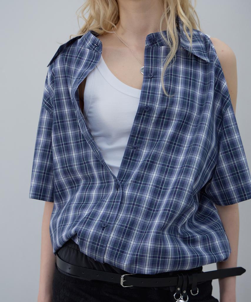 LCDC™ Multi-Way Dual Check Shirt (Blue)