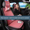 Four-season Models Car Cushion Non-slip Breathable Cartoon Linen Free Car Seat Cushion