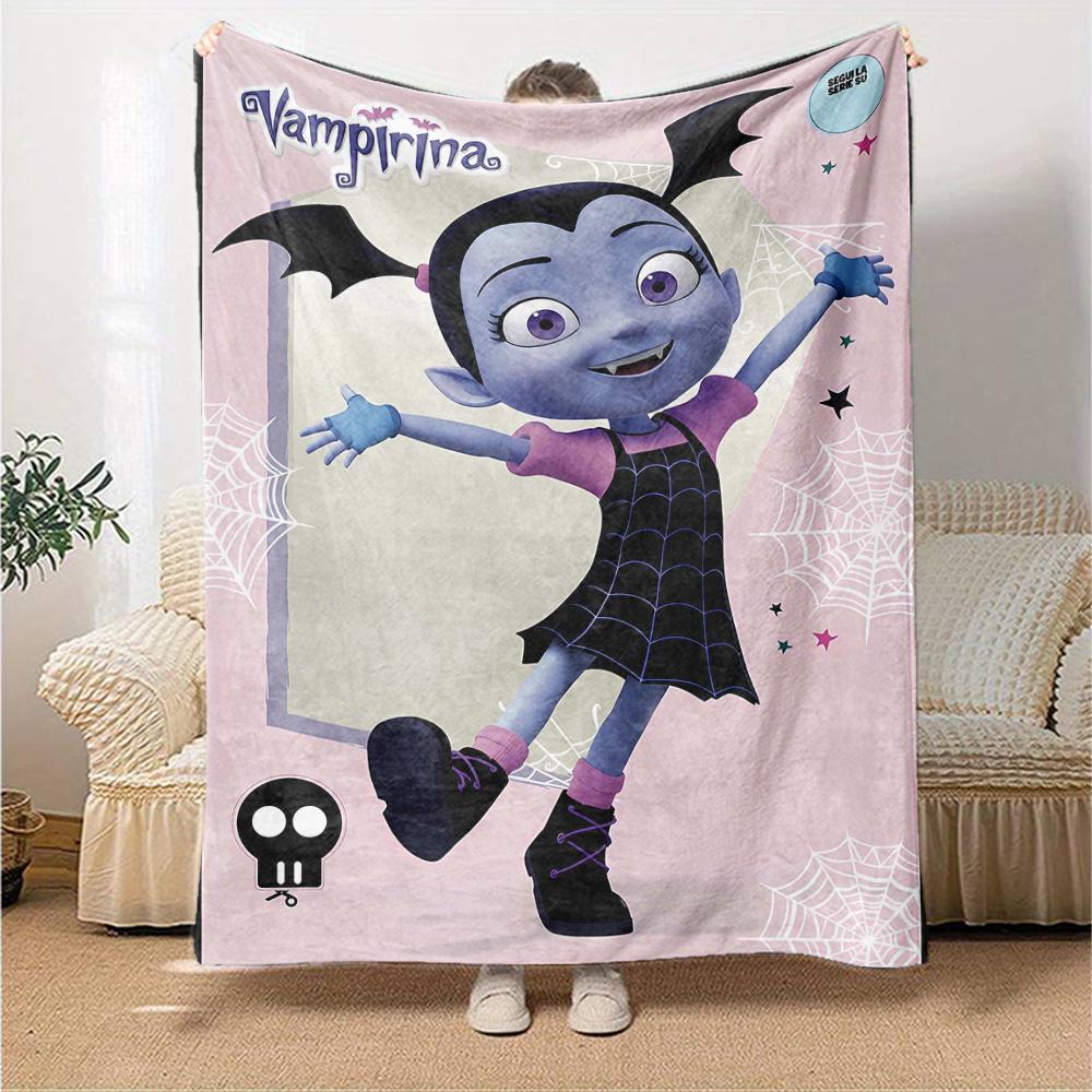 1pc Vampirina2 Blanket, Gift, for Men and Women, Soft Blanket, Good for Sofa Bed Couch Travel, Lightweight Flannel Blanket