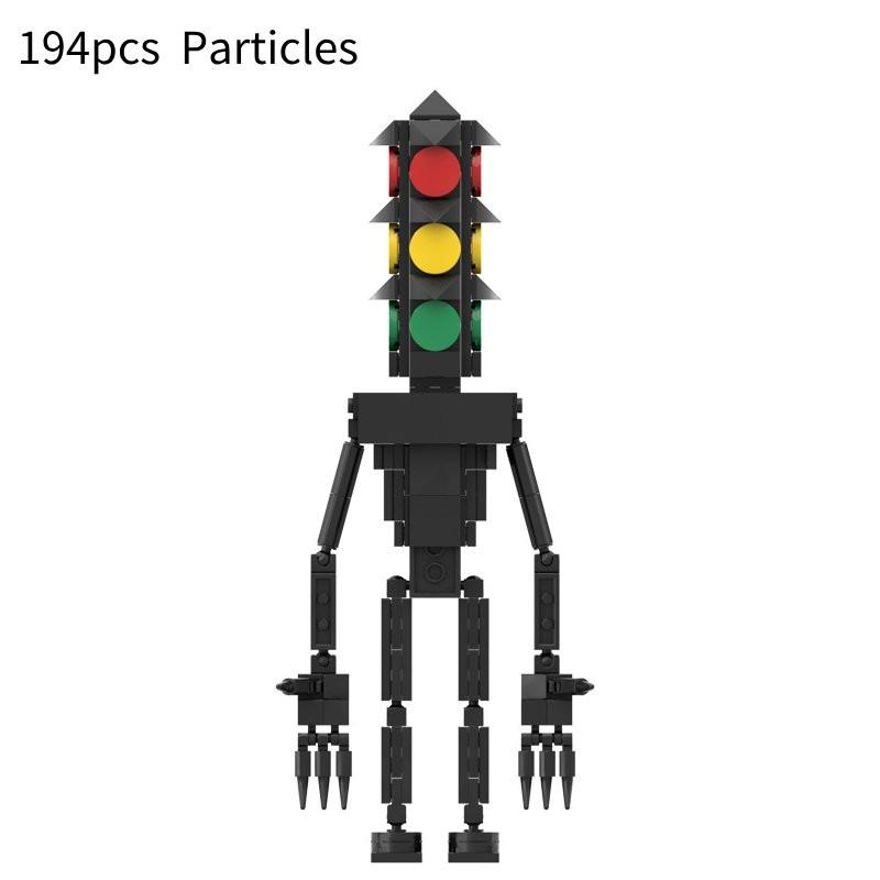 Siren Awakening Head Monster Assembling Building Blocks Toys Tabletop Decoration