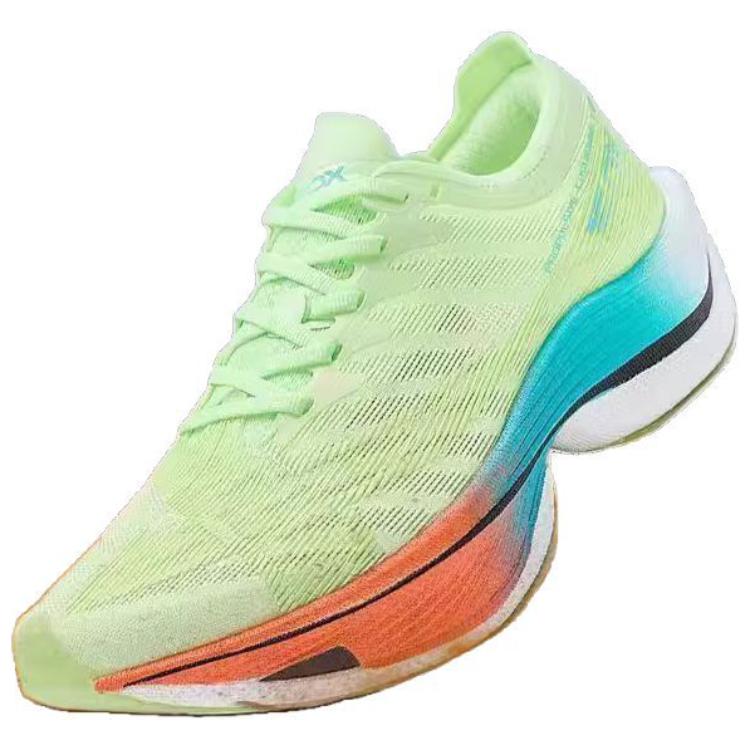 Xtep Geschwindigkeit 160X 5.0 Vielseitig Stoßdämpfend Abriebfest Niedrig geschnitten Laufschuhe Herren Sneaker Grün Rot Blau 977119110004-5