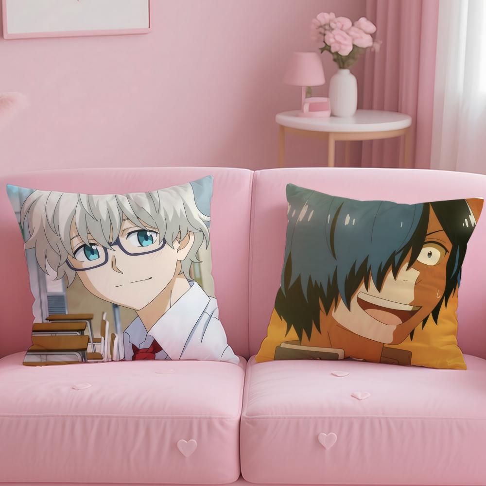 anime Blue Orchestra Cushion Cover Soft & Easy-Wash Pillow Case – Versatile for Couch, Bed, Travel and Office