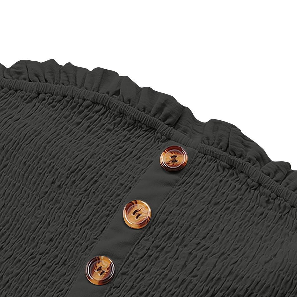 Women's Summer Casual Short Jumpsuit Without Cuffs And With Pockets