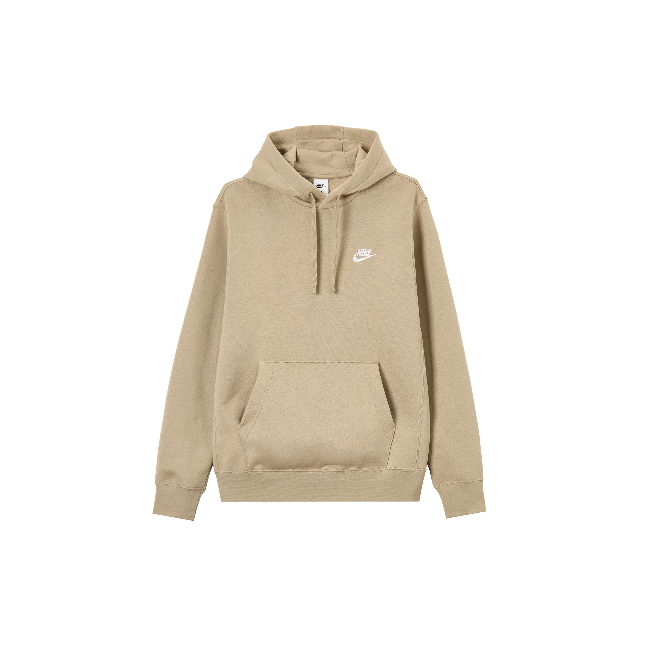 Nike Men's Solid Color Hooded Casual Long Sleeve Sweatshirt Sweatshirt Khaki Bv2655-247 Cm