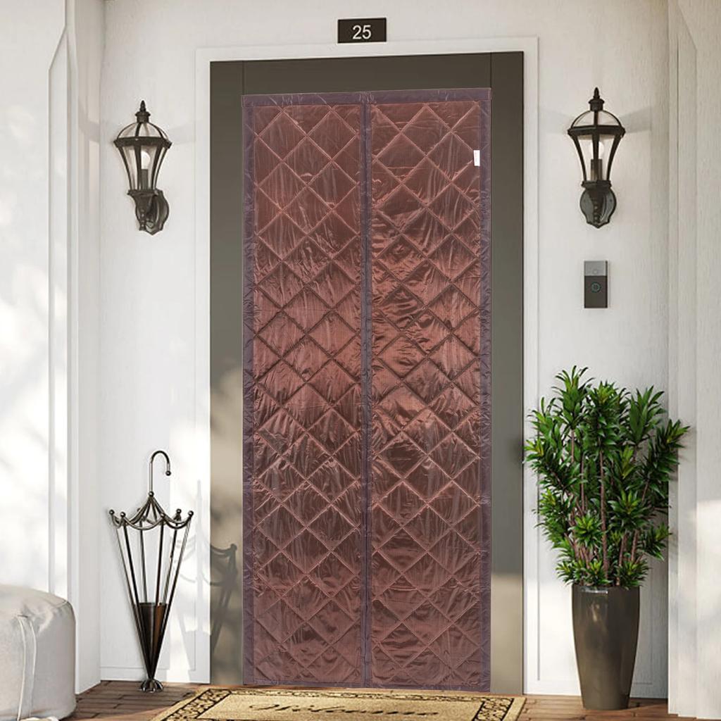 Magnetic Thermal Insulated Door Curtain, Wind,Cold and Noise Proof,Pet Friendly,Suitable for air-Conditioned Rooms, Living Rooms
