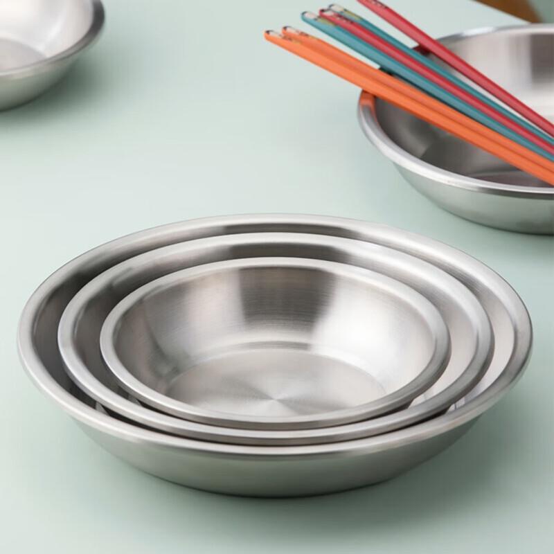 304 Stainless Steel Round Dinner Plate