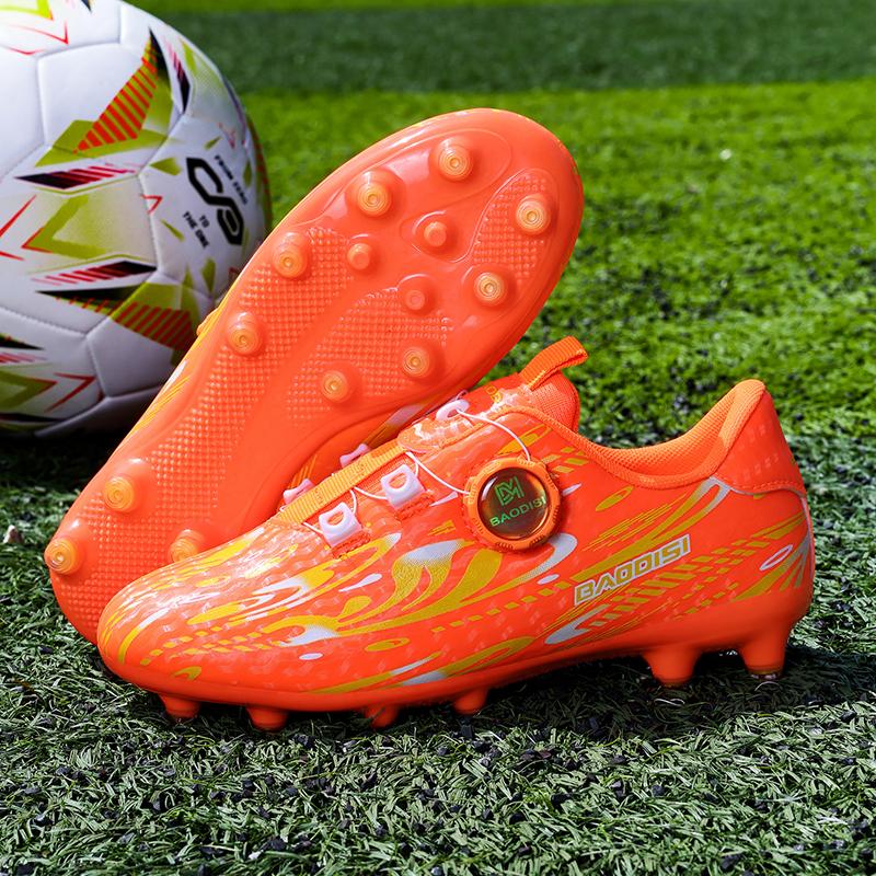 New Kids Football Boots Society Cleats Soccer Shoes Professional Children Football Field Boots Original Non Slip Athletic Shoes Fast
