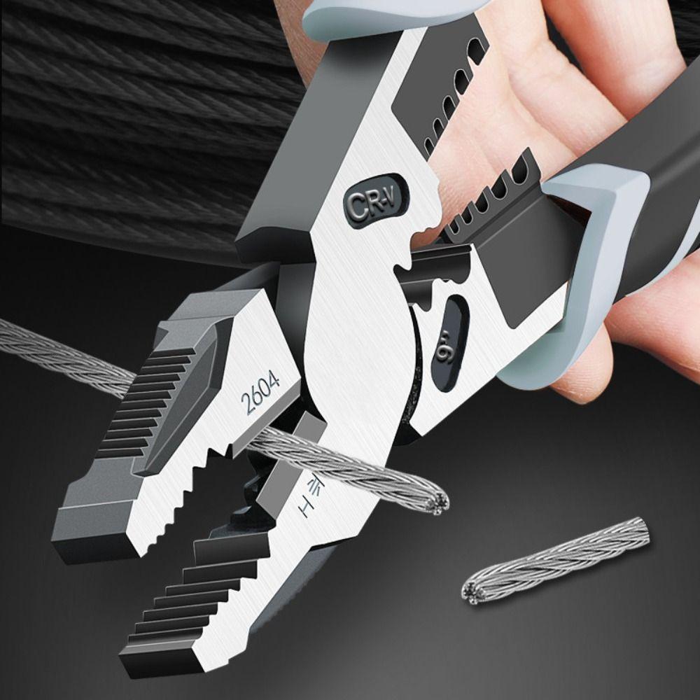 Durable 9-inch Wire Pliers Labor-Saving Multi-functional Removal Pliers Metal Diagonal Plier Electrician Maintenance