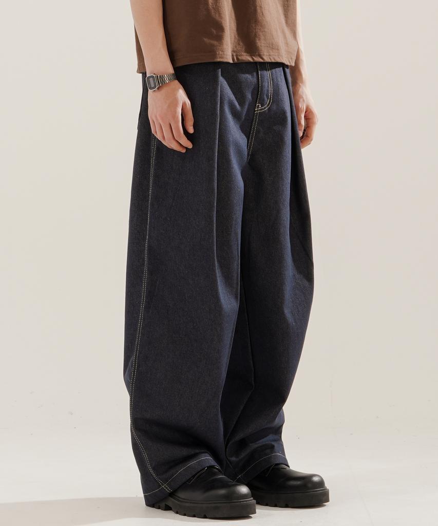 JEMUT Sleek Non-Fade Denim Pants Indigo Nslp2610