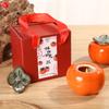 Persimmon Ruyi Scented Candle Gift Box Creative Ceramic Birthday Gift Fragrance Souvenir Persimmon Candle