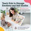Calm Down Corner Posters – Feelings Chart for Kids, Preschool Classroom Toddler, Quiet Time Area, Coping Skills, Therapy Supplies, Social Emotional