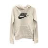 Sports Lifestyle Series Thin Fleece Warm Knitted Hooded Long Sleeve Sweatshirt Women Sweatshirt Phantom-Grey White BV4127-072