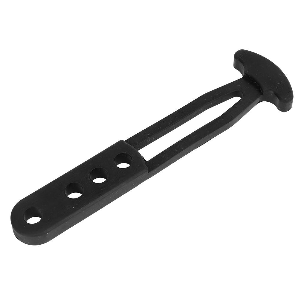 Boat Ladder Strap Black Rubber Boat Telescoping Ladder Strap With 4 Adjustable Mounting Holes for Fixing