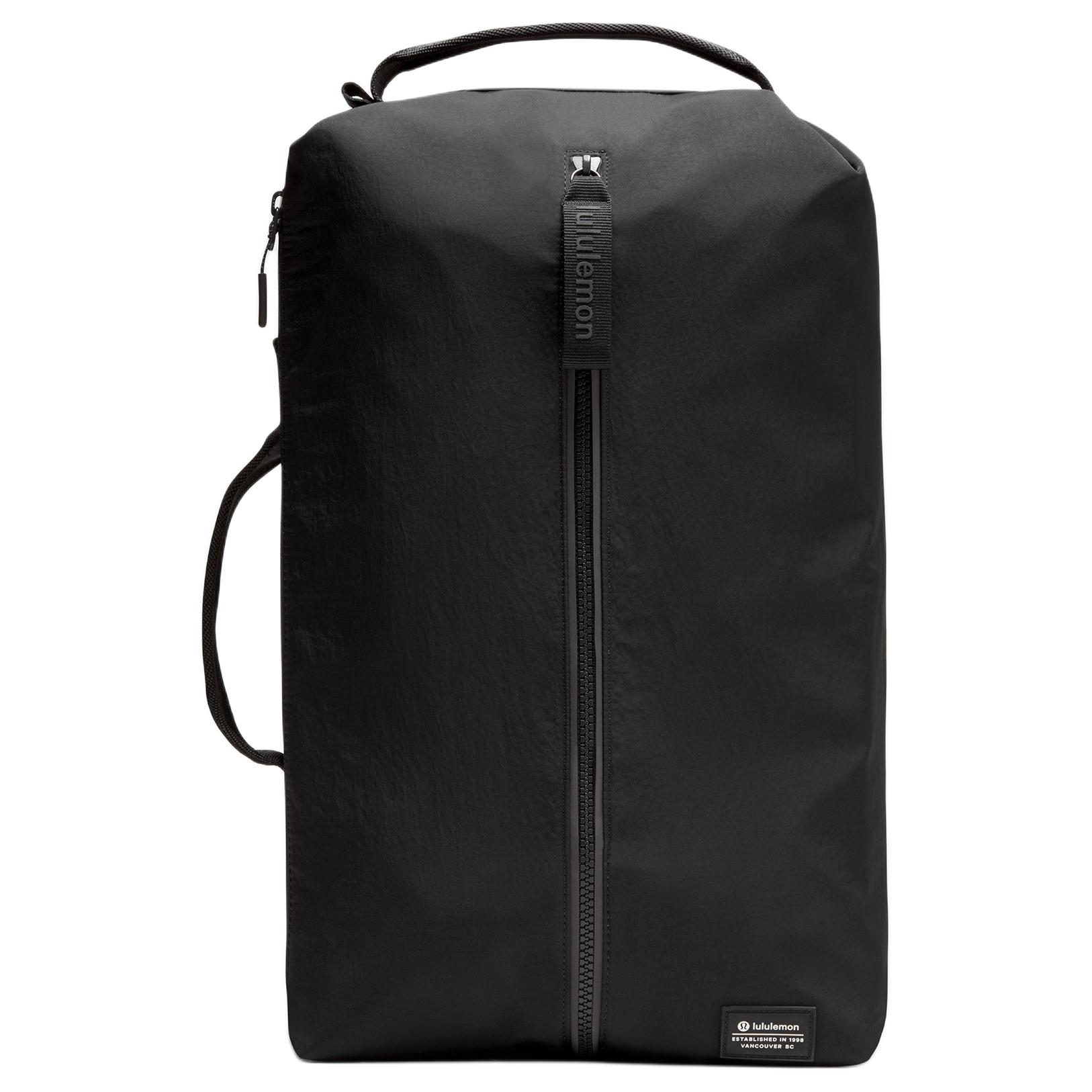 

Lululemon Fast Track Logo 16L Multifunctional Shoulder Strap Backpack Large Unisex Backpacks Black LU9CK8S Black
