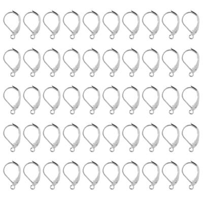50Pcs Earring Hooks Easily Wear Color Lasting French Leverback Earwires for Earring Designs DIY Jewelry