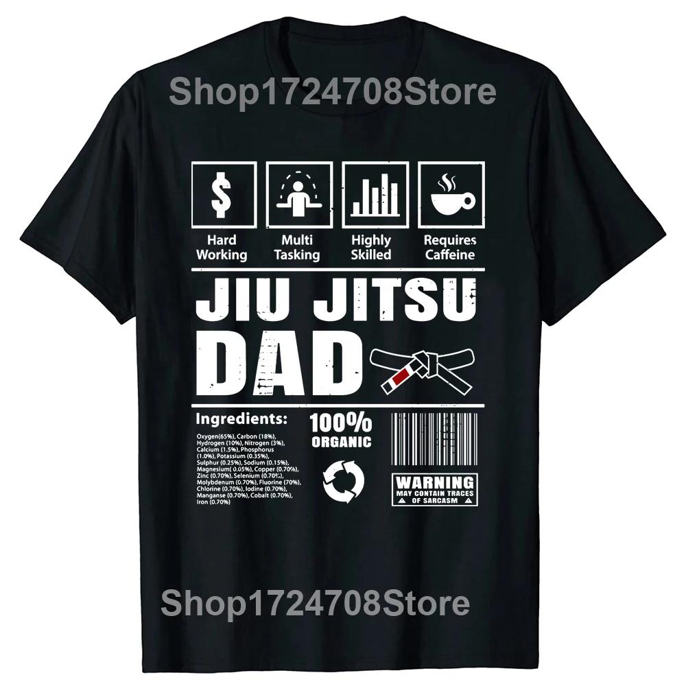 Jiu Jitsu Dad Definition Funny BJJ Brazilian Jiu Jitsu T Shirt Graphic Cotton Streetwear Short Sleeve Birthday Gifts T-shirt Men
