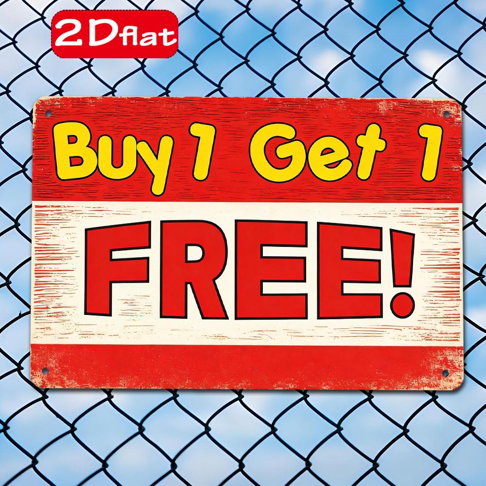 

Buy Get Free Vintage Metal Tin Sign 20x30cm（7.8x11.8inch）
