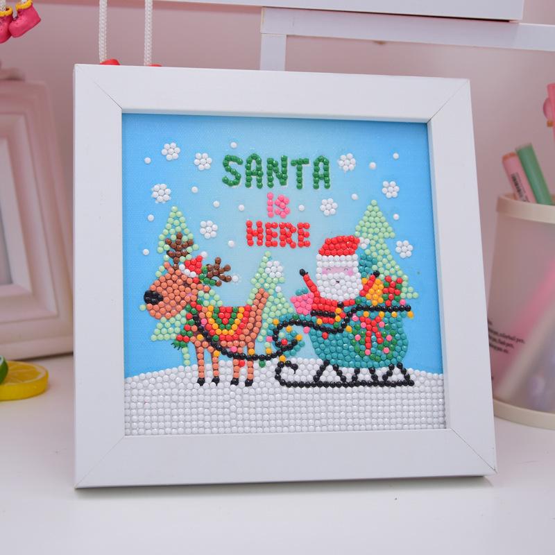 

Детская алмазная стереонаклейка, ручная работа, картина своими руками blue