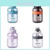 Moderne Minimalistische Plastikwasserflasche Mit Umweltfreundlichem Design Für Kinder Und Erwachsene