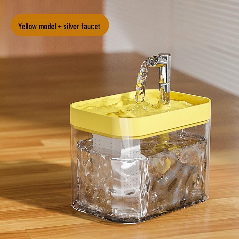Smart Cat Water Fountain with Automatic Filtration and Large Capacity