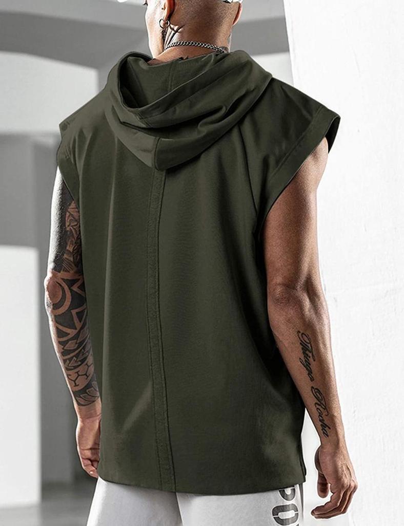 2021 Men's Casual Sleeveless Pullover T-shirt Vest