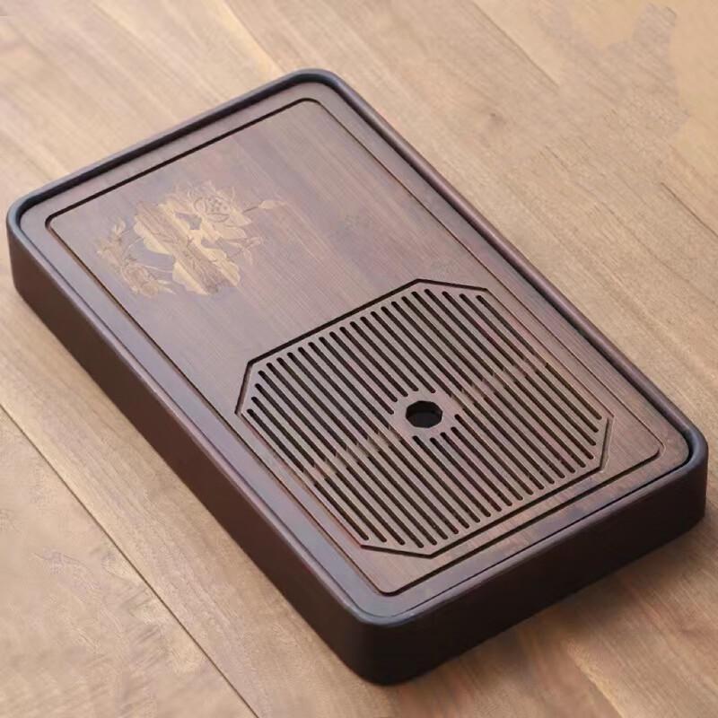 Jialang Modern Bamboo & Walnut Water Storage Tea Tray