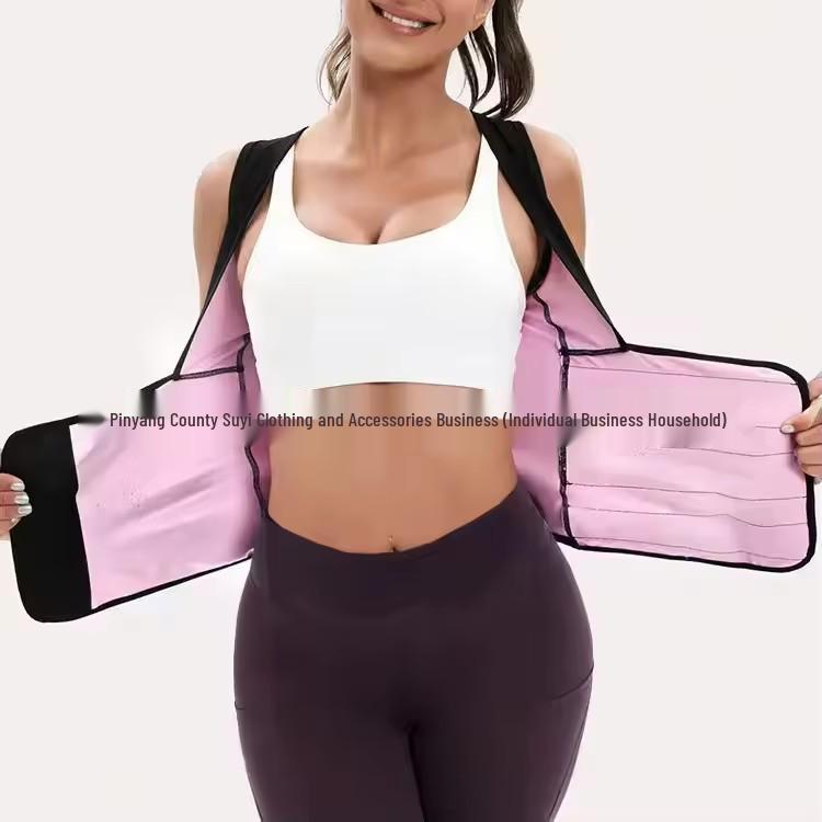 Damen Schweißableitender Taillentrainer Schlankmachende Sportbekleidung