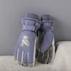 Non-slip Winter Skiing Gloves Warm Outdoor Sports Gloves Fashion Cycling Gloves  for Women