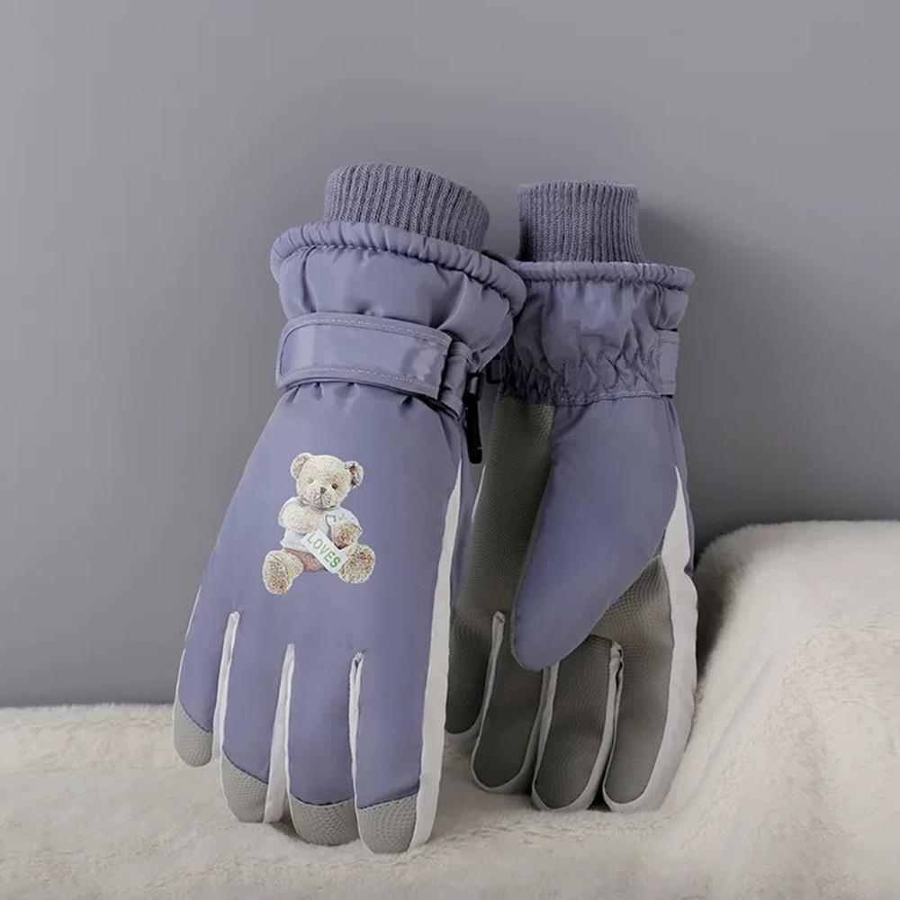 Non-slip Winter Skiing Gloves Warm Outdoor Sports Gloves Fashion Cycling Gloves  for Women