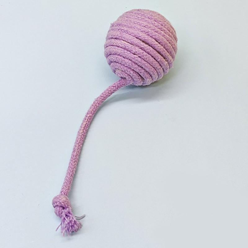 Sisal Balls for Cats Teasing Indoor Exercising Enrichment Cats Chew Toy Hunting Teething Cats Teasing Supply 6PCS