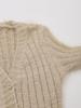 Women's Autumn V-Neck Knitted Cardigan - Soft, Gentle Style, Slim Fit Sweater Jacket