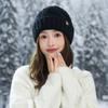 Autumn and Winter Hats Women's Fleece Thickened Rabbit Fur Knitted Hats, Ear Protectors, Warm Wool Hats, Fashionable Headgear Hats