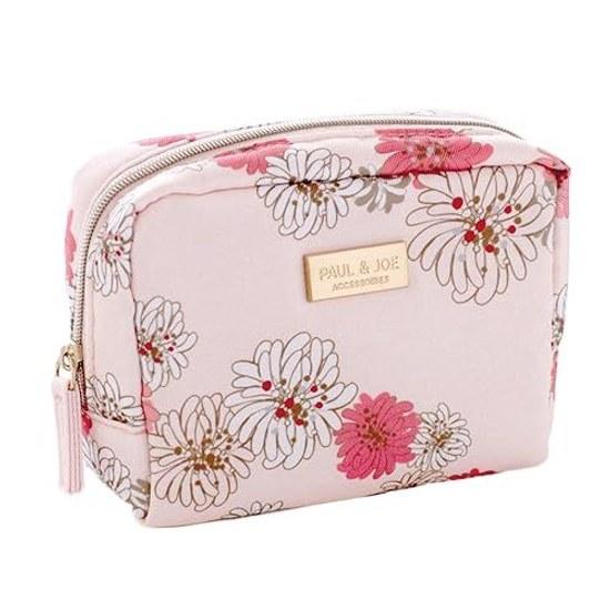 Paul Joe Ladies Cosmetic Pouch (Pink) Floral Pattern Womens ACCESSOIRES 1 Piece (x 1)
