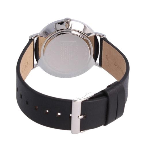 COACH Charles Men's Quartz Watch, Leather, Black and Silver, 14602149