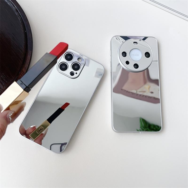 Custodia per Telefono con Specchio per Trucco Per Per Iphone 14 13 12 11 Pro Max Cover Posteriore Per Per Iphone 15 16 17pro max plus Custodia Antiurto