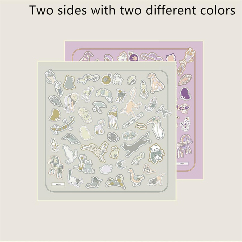 New Hand Rolled Twill Silk Scarf Women Fashion Double Side Printed Square Scarves Wraps Echarpes Foulards Femme Hijab 53CM