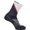 Salomon PULSE CREW Size S Men's Socks, LC2625600, ICICLE/Nine Iron/NEON FLAME,