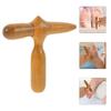 Ein Holzfußmassagestab, Muskelentspannungs-Massagegerät, ergonomischer Fuß-Akupressur-Massager