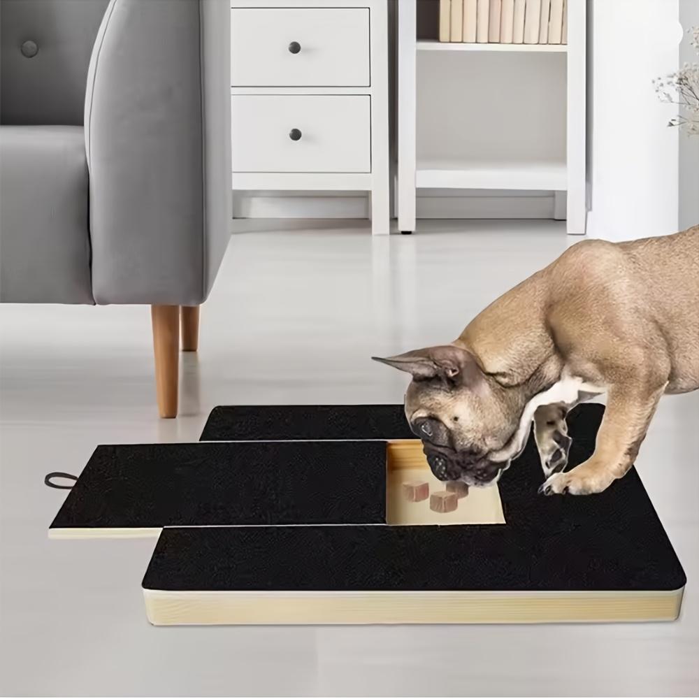 1 Stück Hundekratzbrett - Langlebiges Hundekratzbrett für empfindliches Krallenschneiden Kratzbrett - Nagelschleifbrett mit Leckerlis