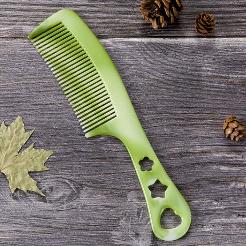 Set de 10 Piepteni Verzi pentru Păr pentru Femei și Bărbați, Instrument de Coafat Părul, Pieptene cu Dini Rari și Denși