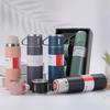 304 Stainless Steel Insulated Tea Cup with Three Lids - Business Gift Box Set