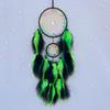 Dream Catcher Living Room Bedroom Hanging Ornaments Crystal Hand-woven Colorful Feather Wind Chime Festival Gift Home Decoration