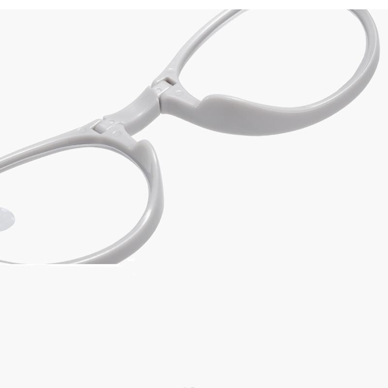Fashionable Folding Reading Glasses for the Elderly with Anti-Blue Light Lenses and Spring Hinges, Includes Protective Case
