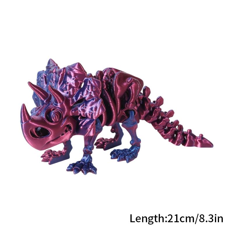 3D Printed Chinese Dragon Rotatable Dragons Kid Gifts Realistic Dragon Statue Landscaping Decoration Printed Figures Animals