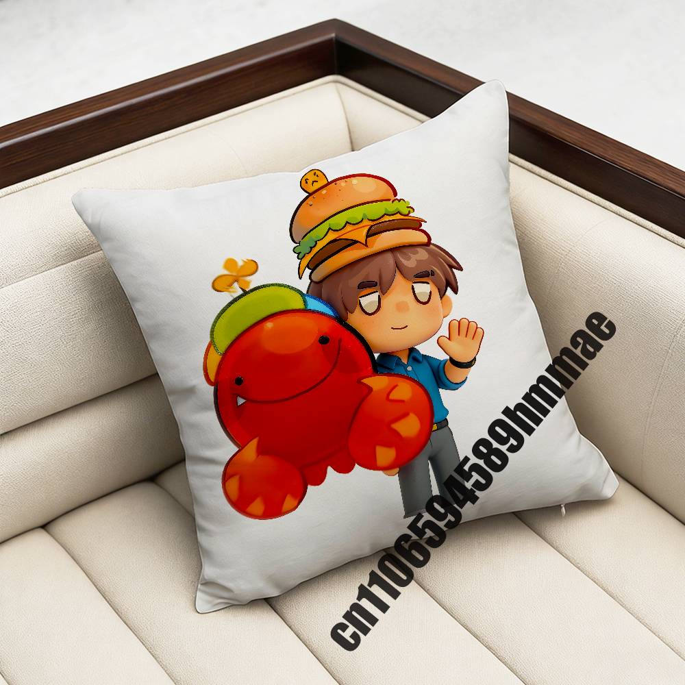 For Funny Clkidd n Throw Pillow Case Sham xcm xcm Square Car Pillowcase Pad Cushion Cover